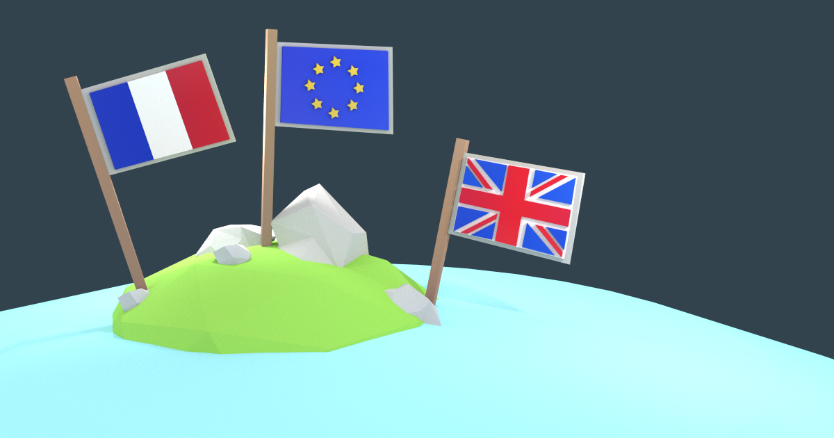 Low Exit EU Flags